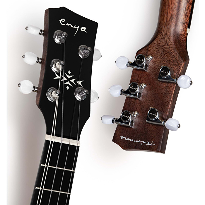 Enya EUT-MOON 5-STRING/BK/EQ Tenor Ukulele w/Gigbag Dahil
